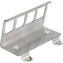 Keystone Delock Metal Mount 4 Port for DIN Rail