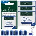 Ανταλλακτικό Μελάνι Faber-Castell Blue 3 boxn BK