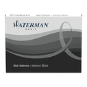 Ανταλλακτικό Μελάνι Waterman Stand. Intense Black 8 pieces