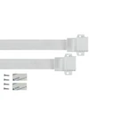 Αντάπτορας Δικτύου Goodconnections RJ45 window feedthrough White 25cm