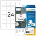 Αυτοκόλλητες Ετικέτες Herma A4 White 40x40 mm square. detachable 600 pieces