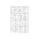Αυτοκόλλητες Ετικέτες Herma numbers 25 mm 0-9 weatherproof film white 2 sheets