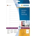 Αυτοκόλλητες Ετικέτες Herma video labels A4 white 147.3x20 mm paper 325 pcs