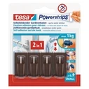 Γαντζάκια Tesa Powerstrips Vario curtain hooks brown