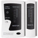 Δοκιμαστής Καλωδίων Δικτύου Schwaiger rj45/rj11 White