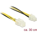 Καλώδιο Delock P4 4pol -> P4 4pol M/F 0.30m