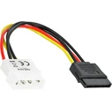 Καλώδιο Delock SATA 15Pin -> Molex 4Pin F/M 0.13m