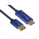 Καλώδιο DisplayPort Goodconnections DP1.4-St.-HDMI2.0-St. Blue 1m