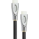Καλώδιο HDMI Python« 2.1 8K UHD-2 nylon Black 0,5m