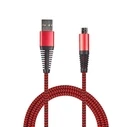 Καλώδιο USB 2GO charging/Data USB-A - Micro-USB 1m Nylon rot