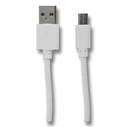 Καλώδιο USB 2GO charging/Data USB-A - Micro-USB 1m Nylon White