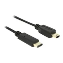 Καλώδιο USB Delock USB-C -> Mini-B M/M 2m Black