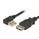 Καλώδιο USB EFB USB2.0 extension A(angled)-A,M/F,1.0m,sw,Classic