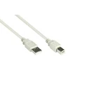 Καλώδιο USB Goodconnections USB2.0 A-B Gray 0,25m