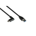Καλώδιο USB Goodconnections USB3.0 USB-C gew.-A Black 0,5m