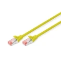 Καλώδιο Δικτύου Digitus Cat6 S/FTP 2xRJ45 10.0m Yellow lever protection polybag
