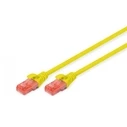 Καλώδιο Δικτύου Digitus Cat6 U/UTP 2xRJ45 2.0m Yellow LSZH