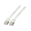 Καλώδιο Δικτύου EFB RJ45 Flachpatchkabel U/FTP, Cat.6A, PVC, 1m, White