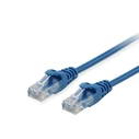 Καλώδιο Δικτύου Equip Cat6 U/UTP 2xRJ45 0.15m Blue polybag