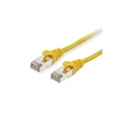 Καλώδιο Δικτύου Equip Cat6A S/FTP 2xRJ45 0.15m Yellow LSZH polybag