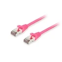 Καλώδιο Δικτύου Equip Cat6A S/FTP 2xRJ45 7.50m pink LSZH polybag