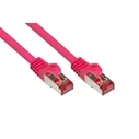 Καλώδιο Δικτύου Goodconnections Cat 6 S/FTP Magenta 1,5m