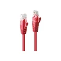 Καλώδιο Δικτύου Lindy Cat6 U/UTP Red 0.30m