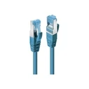 Καλώδιο Δικτύου Lindy Cat6A S/FTP PIMF LSOH Blue 3.00m