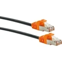 Καλώδιο Δικτύου Schwaiger CAT7 S/FTP M/M 2,00m black/orange