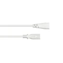 Καλώδιο Τροφοδοσίας Goodconnections Euro-extension C8-St/C7-Bu White 2m