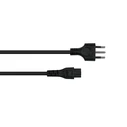 Καλώδιο Τροφοδοσίας Kabelmeister Italien Typ I to C5 Black 1,8m