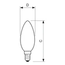 Λάμπα LED Philips CorePro candle 806lm 6,5W 2700K E14