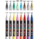 Μαρκαδόροι Posca Marker UNI PC-3M 16er Set