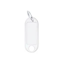 Μπρελόκ Wedo key rings with 18 mm ring, pack of 10