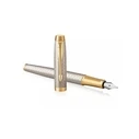 Πένα Γραφής Parker Fountain IM Premium Warm Silver F Blue Gift Box