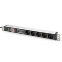Πολύπριζο Digitus PDU 1HE 5x Schuko 16A Exits 230V/16A Black