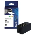 Μελάνι Συμβατό Freecolor HP 912XL Black remanufactured