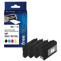 Μελάνι Συμβατό Freecolor HP 950XL/951XL Multipack BK/C/M/Y remanufactured