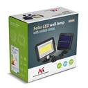 Προβολέας LED Maclean Energy MCE438 Solar with motion sensor, IP44, 5W, 400lm, 6000K cold white, 1300 mAh, 5.5V DC