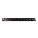 Πολύπριζο Rack Lanberg PDU RACK 19" (1U, 16A, 8X 230V PL, 2m)