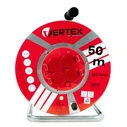 Μπαλαντέζα Καρούλι Vertex PB50METAL Extension cable 50 m 3x2,5 mm 3000 W IP44 Black