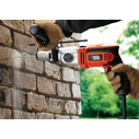 Κρουστικό Δράπανο Black & Decker KR1102K Keyless 3200 RPM