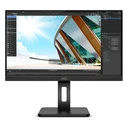 Monitor 23.8" AOC Q24P2Q LED 60.5cm 2560 x 1440 pixels Quad HD Black