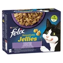 Υγρή Τροφή Γάτας Purina Felix Sensations Mix Turkey, Mackerel, Lamb, Herring 12x85 g