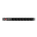 Πολύπριζο Για Καμπίνα Δικτύου Lanberg PDU 19" (1U, 16A, 7X 230V PL, 2m)