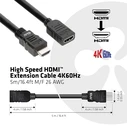 Καλώδιο HDMI Club 3D High Speed HDMI Extension 4K60Hz M/F 5m
