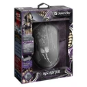 Ποντίκι Gaming Ενσύρματο , optic, Defender GM-933 SIN'SISTER 7200dpi 6P RGB