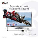 Καλώδιο HDMI Club 3D Ultra High Speed HDMI Certified 4K120Hz 8K60Hz 48Gbps M/M 5m/16.4ft