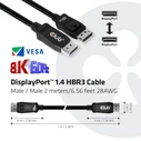 Καλώδιο DisplayPort Club 3D 1.4 HBR3 2m/6.56ft M/M 8K60Hz