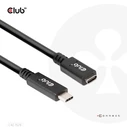 Καλώδιο USB Club 3D CAC-1529 USB Gen1 Type-C 5Gbps 60W(20V/3A) 4K60Hz M/F 2m